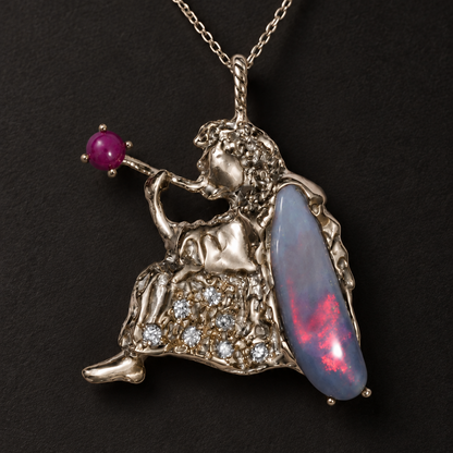 The Bubble-Blowing Fairy｜Pendant Necklace