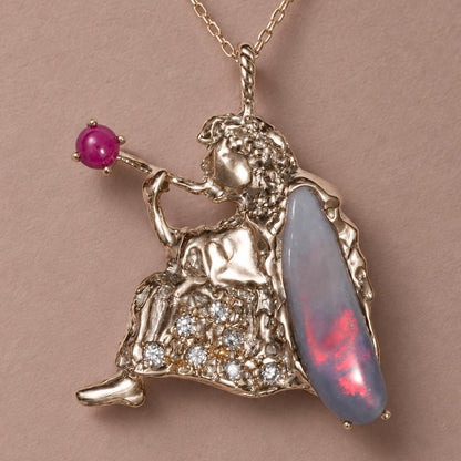 The Bubble-Blowing Fairy｜Pendant Necklace