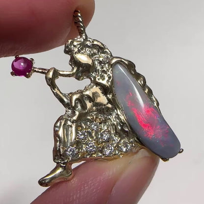 The Bubble-Blowing Fairy｜Pendant Necklace